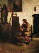 Barent fabritius Young Painter in his Studio Spain oil painting artist